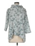 Ruby Rd. 100% Polyester Teal Poncho Size Med Petite - photo 1