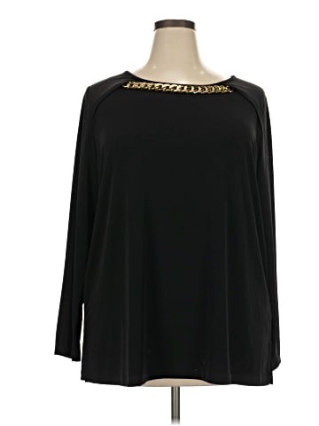 Susan Graver 3/4 Sleeve Blouse (view 1)