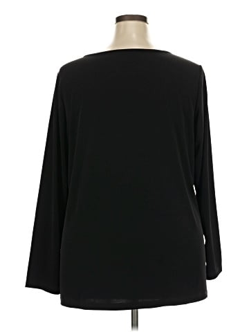 Susan Graver 3/4 Sleeve Blouse (view 2)