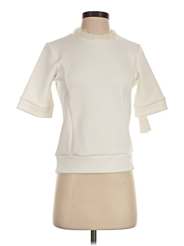 Pink Tartan 3/4 Sleeve Top (view 1)
