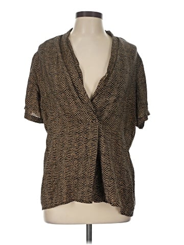 Anna and Frank Short Sleeve Silk Top (view 1)