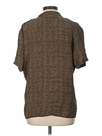 Anna and Frank Short Sleeve Silk Top (view 2)