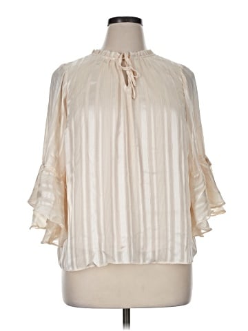 LC Lauren Conrad 3/4 Sleeve Blouse (view 1)