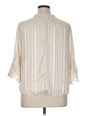 LC Lauren Conrad 3/4 Sleeve Blouse (view 2)
