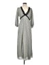 Max Studio 100% Polyester Chevron-herringbone Gray Casual Dress Size S - photo 1