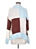 Pol Color Block Blue Pullover Sweater Size S - photo 1