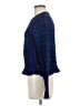 Milly Houndstooth Blue Pullover Sweater Size M - photo 5