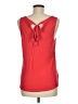 Express 100% Polyester Red Sleeveless Blouse Size M - photo 2