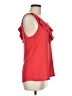 Express 100% Polyester Red Sleeveless Blouse Size M - photo 4