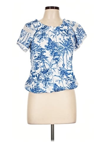 Kathy Ireland Short Sleeve Blouse (view 1)