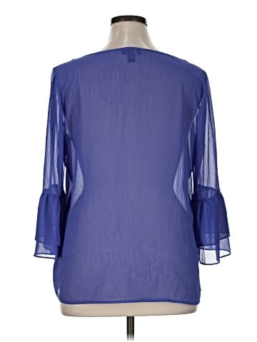 AB Studio 3/4 Sleeve Blouse (view 2)