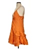 Sandro 100% Polyester Orange Cocktail Dress Size EU (FR) 36 / US 4 - photo 5