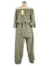 Assorted Brands 100% Polyester Polka Dots Green Jumpsuit Size XL - photo 2