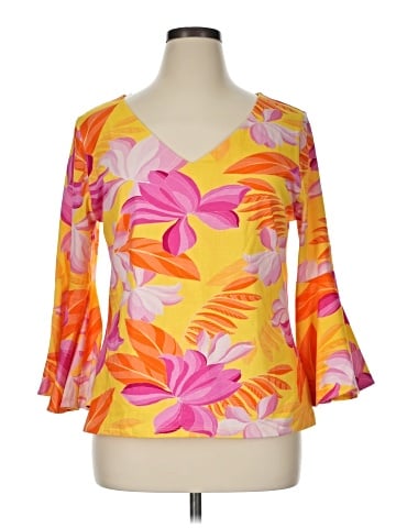 Boston Proper 3/4 Sleeve Blouse (view 1)