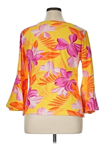 Boston Proper 3/4 Sleeve Blouse (view 2)