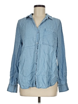 CALVIN KLEIN JEANS Long Sleeve Button-Down Shirt (view 1)