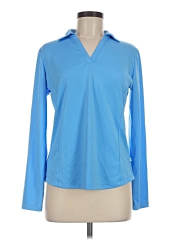 Lady Hagen Long Sleeve Polo (view 1)