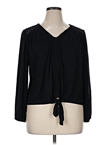 Style&Co Long Sleeve Blouse (view 1)