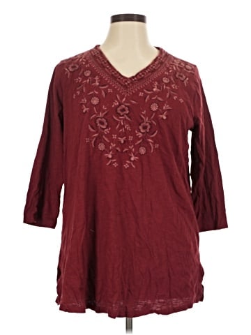 Style&Co 3/4 Sleeve T-Shirt (view 1)