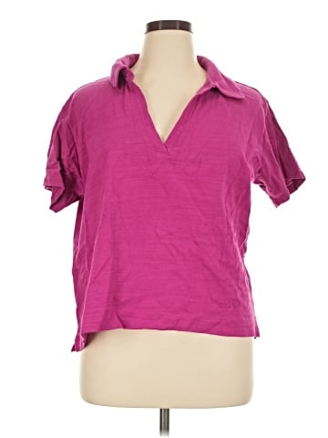 Ann Taylor LOFT Short Sleeve Polo (view 1)