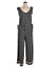 Max Studio Polka Dots Black Jumpsuit Size L - photo 1