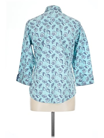Foxcroft 3/4 Sleeve Button-Down Shirt (view 2)