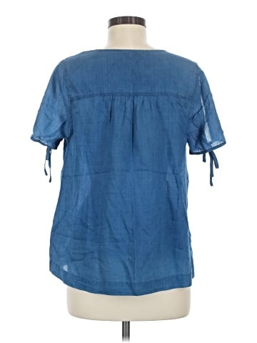 Madewell Indigo Tie-Sleeve Top (view 2)