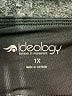 Ideology Solid Black Active Skort Size 1X - photo 3