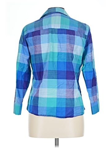 Foxcroft 3/4 Sleeve Button-Down Shirt (view 2)