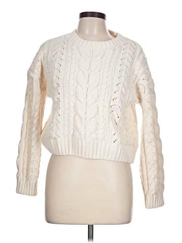Pink Rose Pullover Sweater (view 1)
