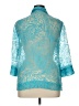 Ruby Rd. Teal 3/4 Sleeve Button-Down Shirt Size 14 - photo 2