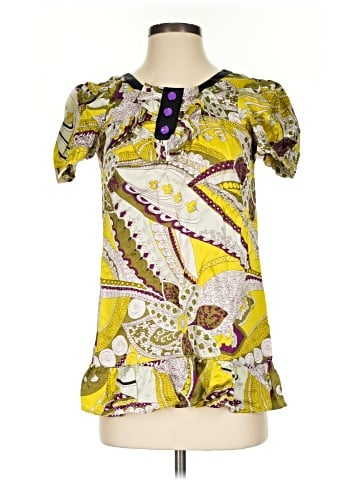 VOOM by Joy Han Short Sleeve Blouse (view 1)