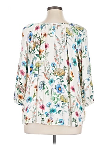 Karen Kane 3/4 Sleeve Blouse (view 2)