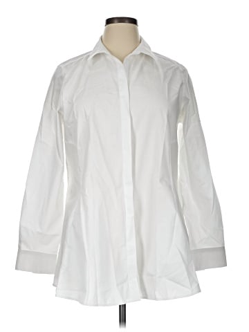 Foxcroft Long Sleeve Button-Down Shirt (view 1)