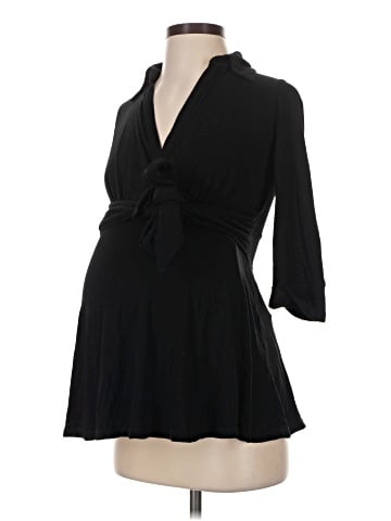 Maternal America 3/4 Sleeve Blouse (view 1)