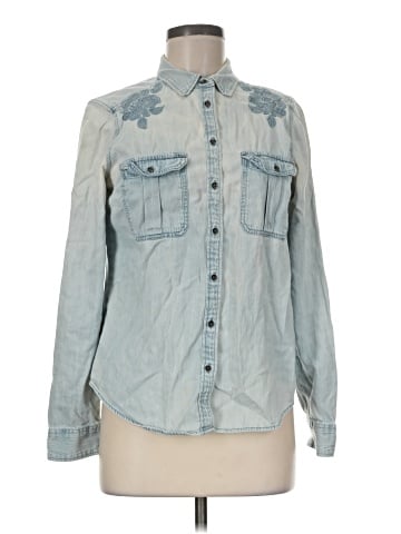 Express Long Sleeve Button-Down Shirt (view 1)