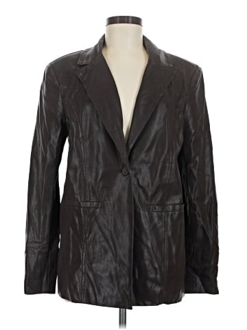 Shein Faux Leather Jacket (view 1)