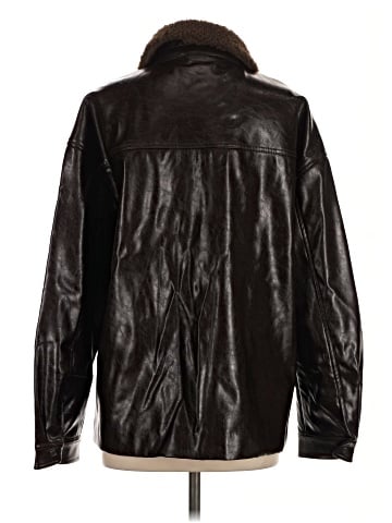 H&M Faux Leather Jacket (view 2)