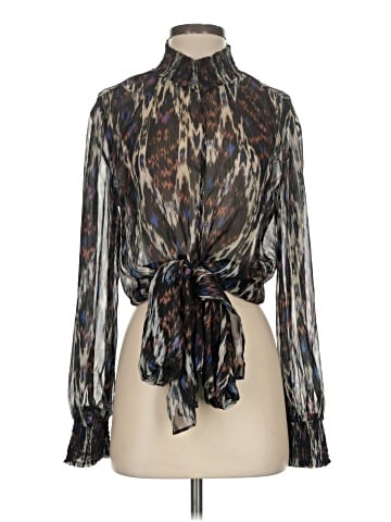 Olivaceous Long Sleeve Blouse (view 1)