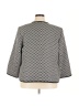 Jones Studio 100% Polyester Chevron-herringbone Gray Blazer Size 20 - photo 2
