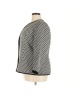 Jones Studio 100% Polyester Chevron-herringbone Gray Blazer Size 20 - photo 5
