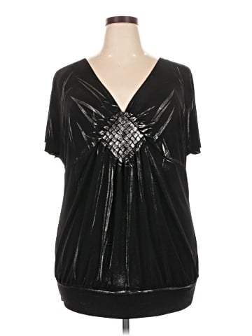 Maurices Short Sleeve Blouse (view 1)
