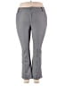 Lee 100% Polyester Chevron-herringbone Gray Active Pants Size 18S - photo 1