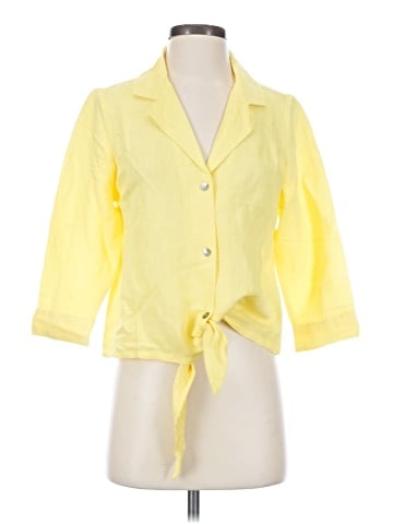 Boston Proper 3/4 Sleeve Button-Down Shirt (view 1)