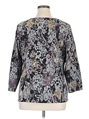 Isaac Mizrahi LIVE! 3/4 Sleeve T-Shirt (view 2)