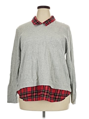 J.Crew Factory Store Long Sleeve Top (view 1)