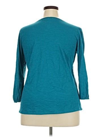 St. John's Bay 3/4 Sleeve Top (view 2)