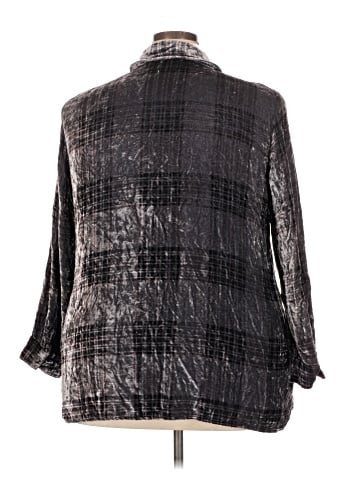 Soft Surroundings 3/4 Sleeve Button-Down Shirt (view 2)