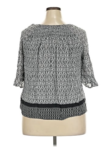 Croft & Barrow 3/4 Sleeve Blouse (view 2)