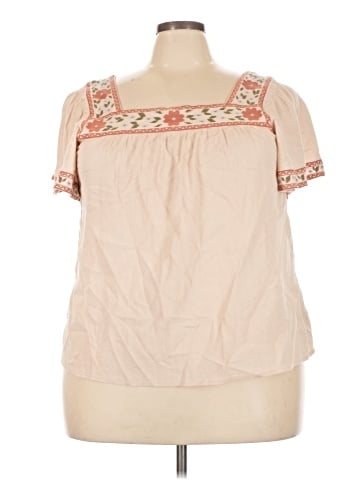 Madewell Embroidered Square-Neck Top (view 1)